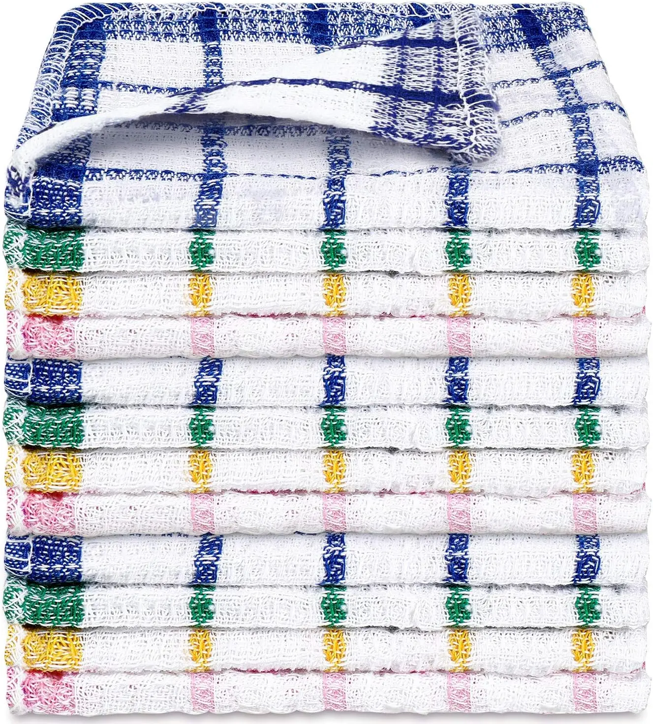 12 Pack Cotton Kitchen Dish Cloths, 12x12 Inches, 4 Colors, Absorbent & Reusable, Machine Washable
12 Pack Cotton Kitchen Dish Cloths, 12x12 Inches, 4 Colors, Absorbent & Reusable, Machine Washable
