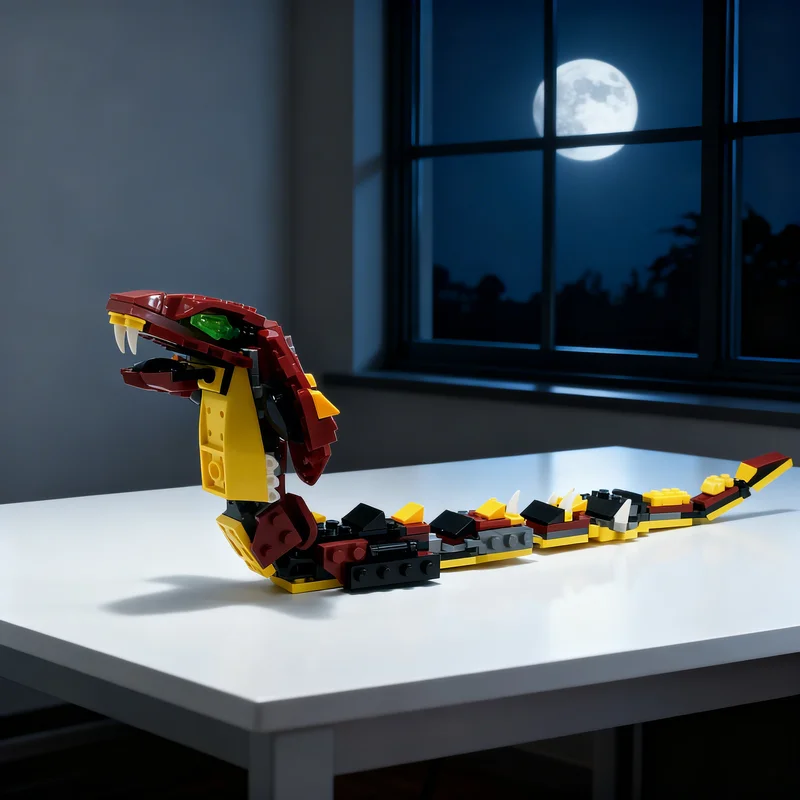 Набор для сборки модели змеи-кобры MOC (223 детали), серия Creator 3.1. Креативный конструктор для самостоятельной сборки, подарок, декор для дома и офиса, для взрослых и детей.
Набор для сборки модели змеи-кобры MOC (223 детали), серия Creator 3.1. Креативный конструктор для самостоятельной сборки, подарок, декор для дома и офиса, для взрослых и детей.