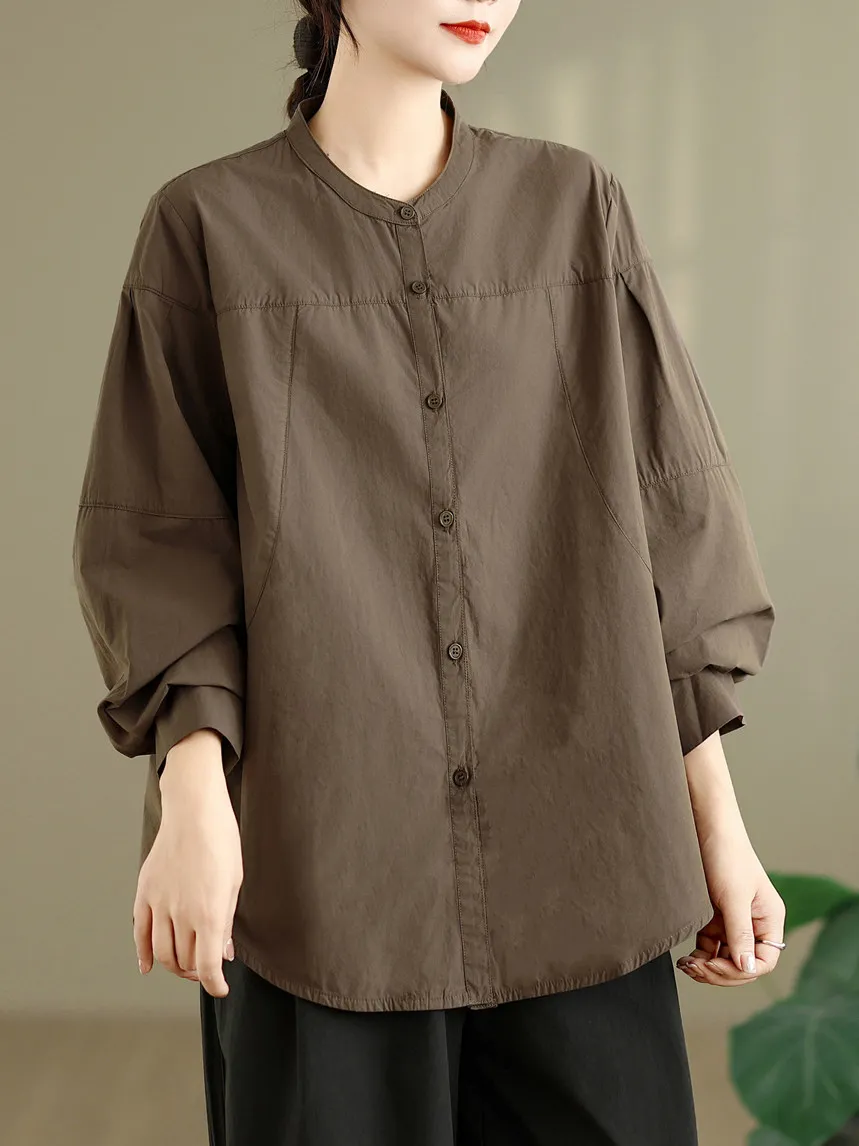 Artistic Loose Fit Open Cardigan Large Size Versatile Design Stand Collar Single Button Shirt Casual Comfortable Breathable
Artistic Loose Fit Open Cardigan Large Size Versatile Design Stand Collar Single Button Shirt Casual Comfortable Breathable