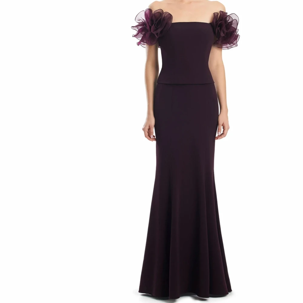 Strapless Flowers Jersey Straight Sleeveless Floor Length Backless Off the Shoulder Zipper Back Elegant Luxury Evening Dress
Strapless Flowers Jersey Straight Sleeveless Floor Length Backless Off the Shoulder Zipper Back Elegant Luxury Evening Dress