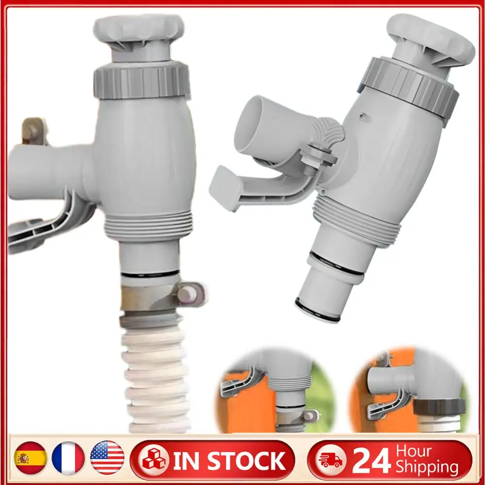 Above Ground Swimming Pool Hose Adapter Plunger Valve Plus with On-Off Valve Plunger Valve Pipe Holder for Pool Pump System
Above Ground Swimming Pool Hose Adapter Plunger Valve Plus with On-Off Valve Plunger Valve Pipe Holder for Pool Pump System
