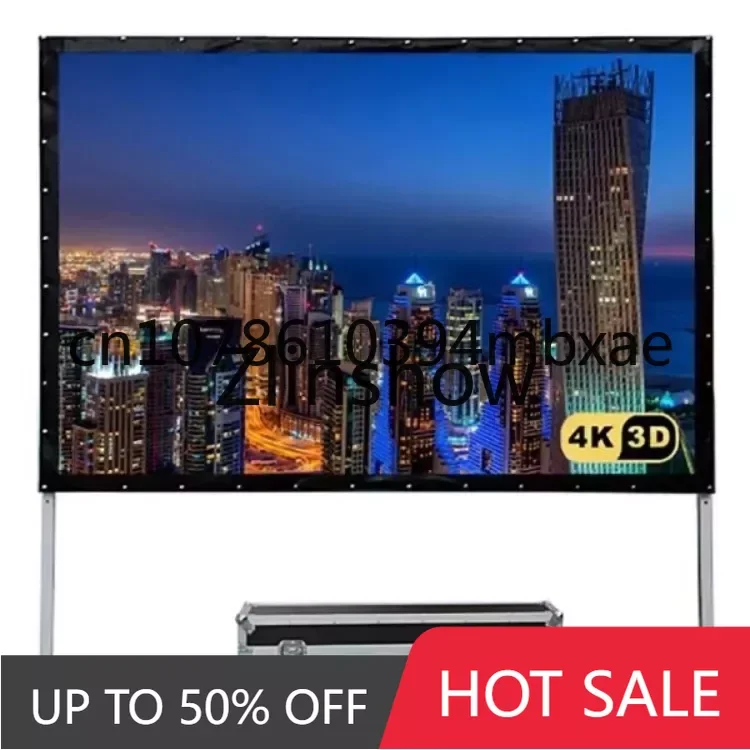 projector screen 120 Inches 16:9 Simple Soft PVC White Fabric Projector Screen Portable Foldable with Stand
projector screen 120 Inches 16:9 Simple Soft PVC White Fabric Projector Screen Portable Foldable with Stand