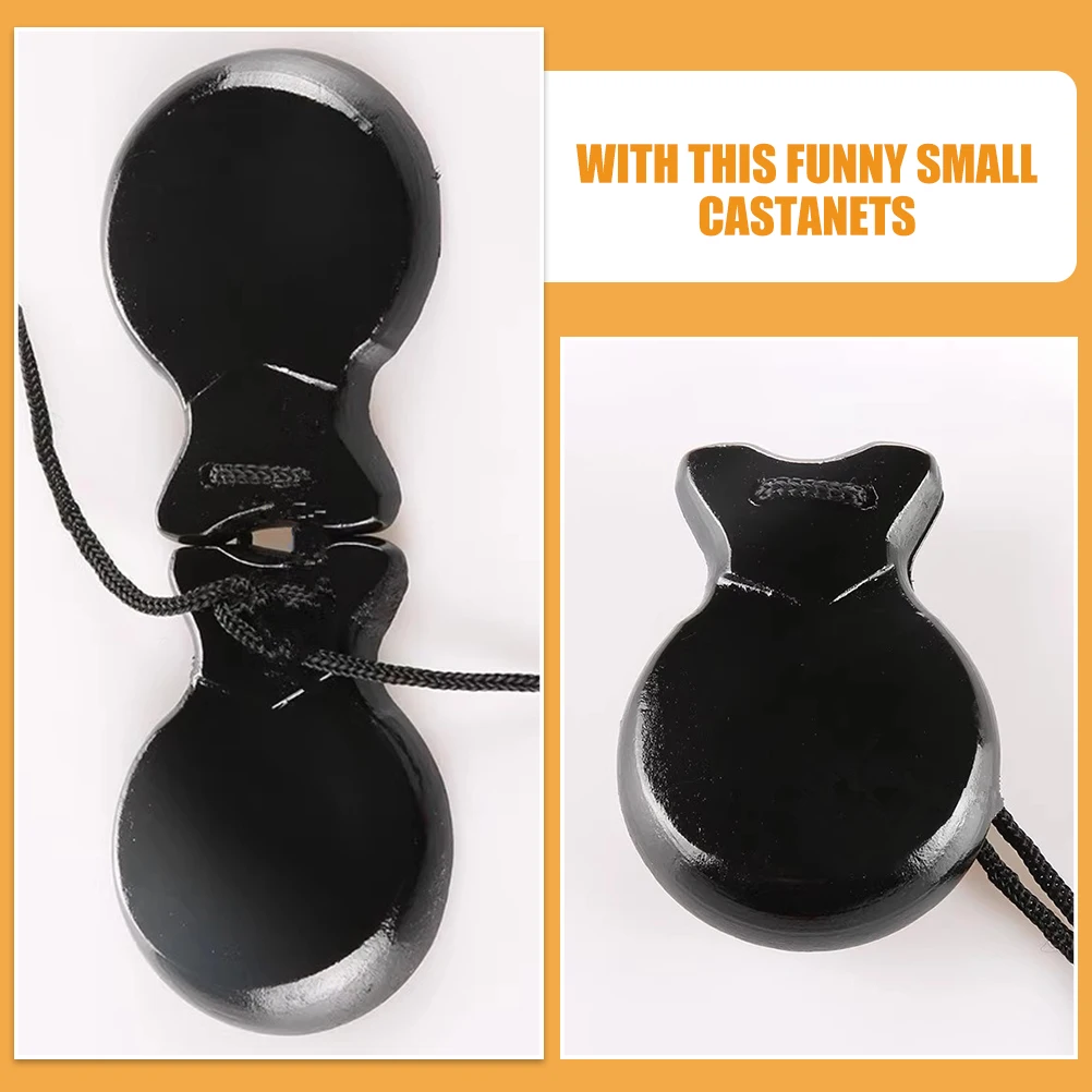Wooden Castanets Kids Instrument Musical Finger Toy Percussion Instruments Spanish
Wooden Castanets Kids Instrument Musical Finger Toy Percussion Instruments Spanish