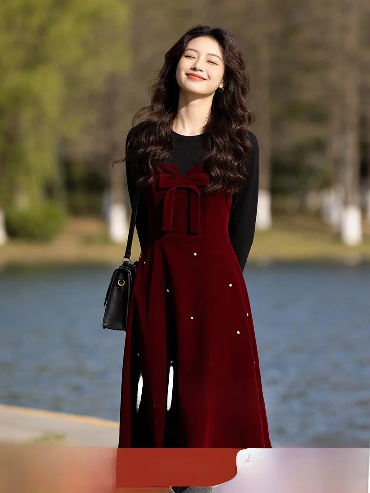 Spring 2026 New Style Large Size Dress for Important Occasions Vintage Patchwork Long Dress by Wuji Home Elegant Commute Style
Spring 2026 New Style Large Size Dress for Important Occasions Vintage Patchwork Long Dress by Wuji Home Elegant Commute Style