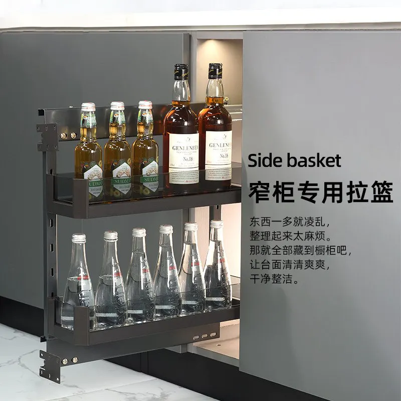 Widmar kitchen cabinet pull-out basket glass high deep side pull-out basket vertical side frame pull-out basket kitchen shelf
Widmar kitchen cabinet pull-out basket glass high deep side pull-out basket vertical side frame pull-out basket kitchen shelf