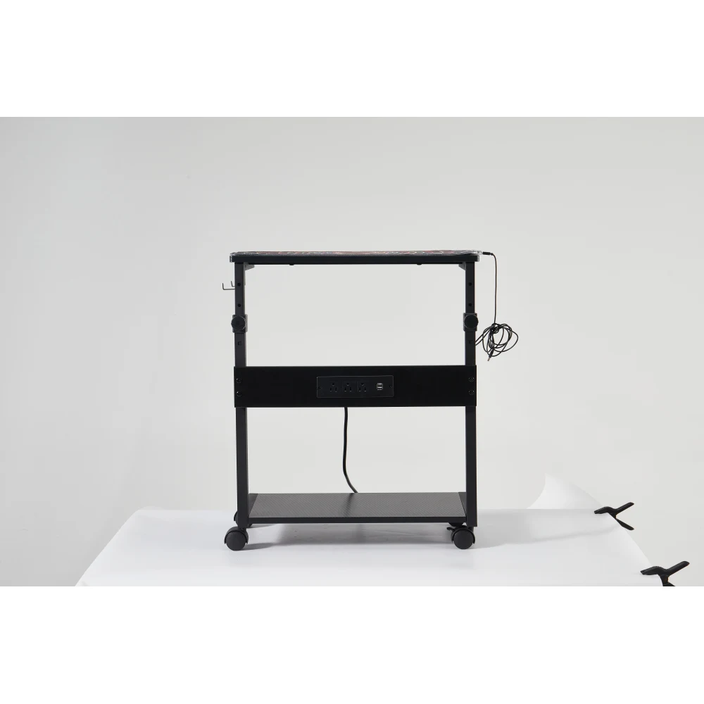 Height-adjustable computer tower, 2-story ATX-Case CPU stand cart for mobile PC laptops under desktop
Height-adjustable computer tower, 2-story ATX-Case CPU stand cart for mobile PC laptops under desktop
