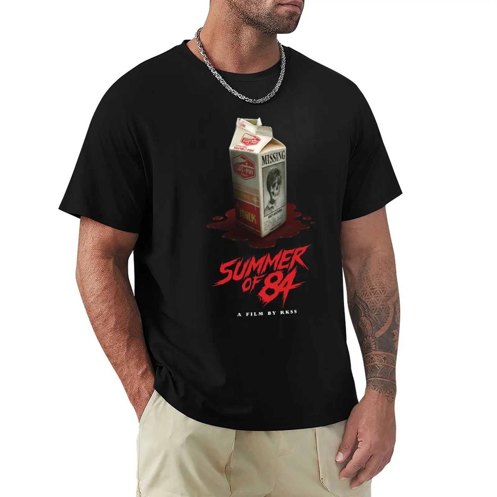 Summer of 84 T-Shirt Art Pattern Printed Casual Top
Summer of 84 T-Shirt Art Pattern Printed Casual Top
