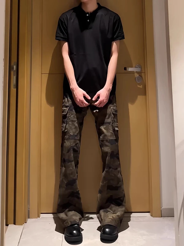 American Retro Low Waist Camouflage Jeans Men's Straight High Street Slimming Cool Bend Knife Flared Pants Youth Faion
American Retro Low Waist Camouflage Jeans Men's Straight High Street Slimming Cool Bend Knife Flared Pants Youth Faion