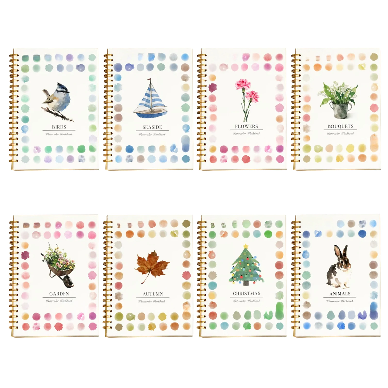 Watercolour Sketchbook Spiral Bound Artist Sketchbook Watercolor Painting Book for Kids Adults Beginner
Watercolour Sketchbook Spiral Bound Artist Sketchbook Watercolor Painting Book for Kids Adults Beginner