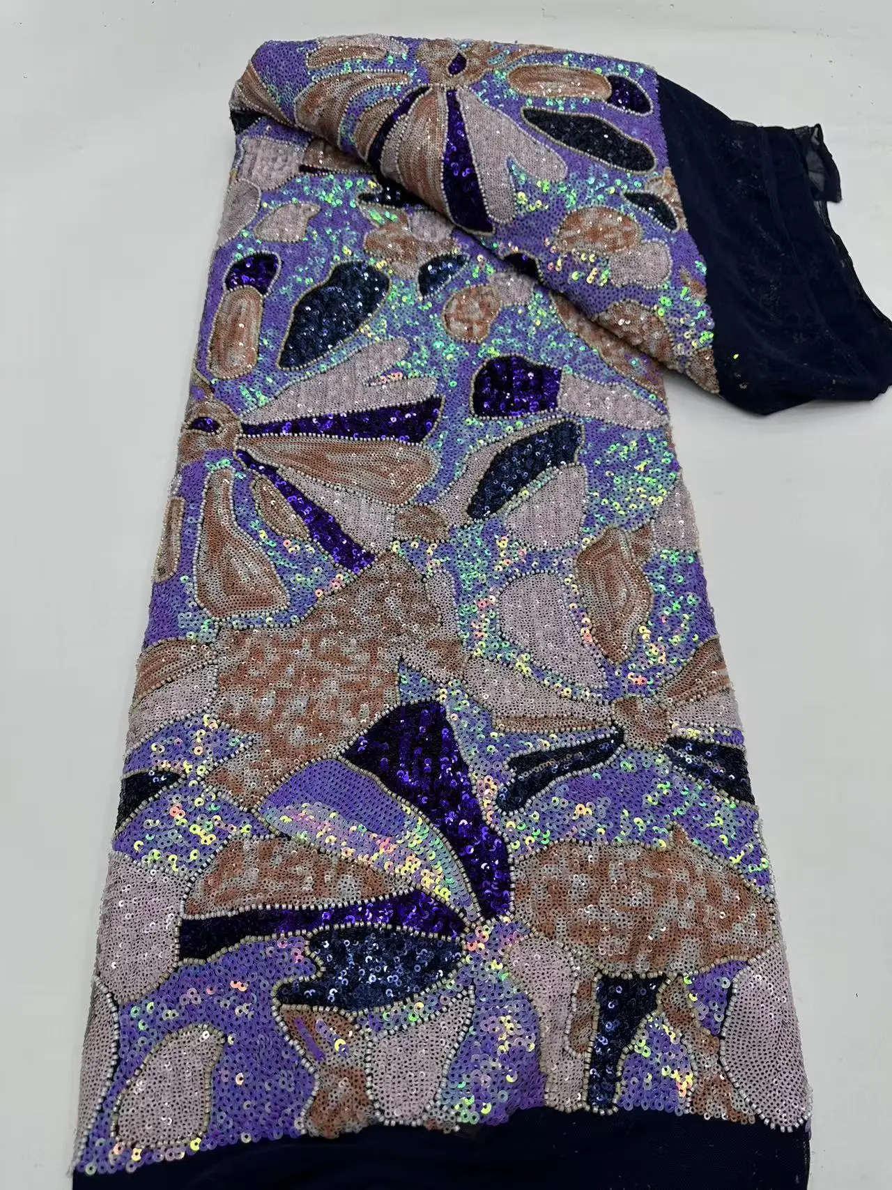 Luxury African Sequin Lace Fabrics 2026 Wedding Party Dress for Women Handmade Embroidery Full Sequin High Quality Fabric M173-1
Luxury African Sequin Lace Fabrics 2026 Wedding Party Dress for Women Handmade Embroidery Full Sequin High Quality Fabric M173-1