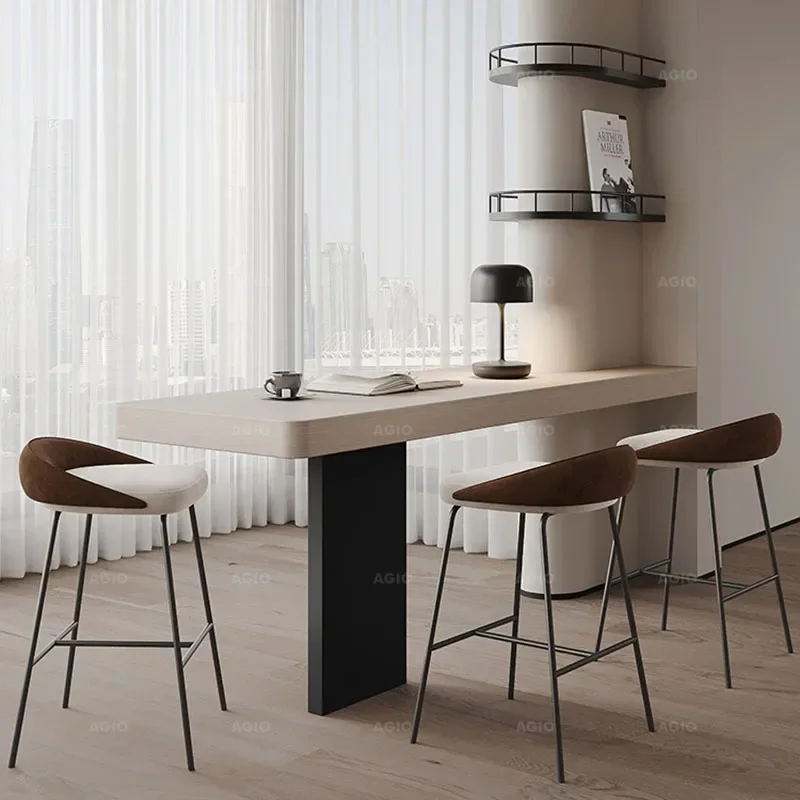 Leather Modern Bar Stools Luxury Makeup Designer Makeup Restaurant Barstools High Vanity Comfortable Chaise Trendy Furniture
Leather Modern Bar Stools Luxury Makeup Designer Makeup Restaurant Barstools High Vanity Comfortable Chaise Trendy Furniture