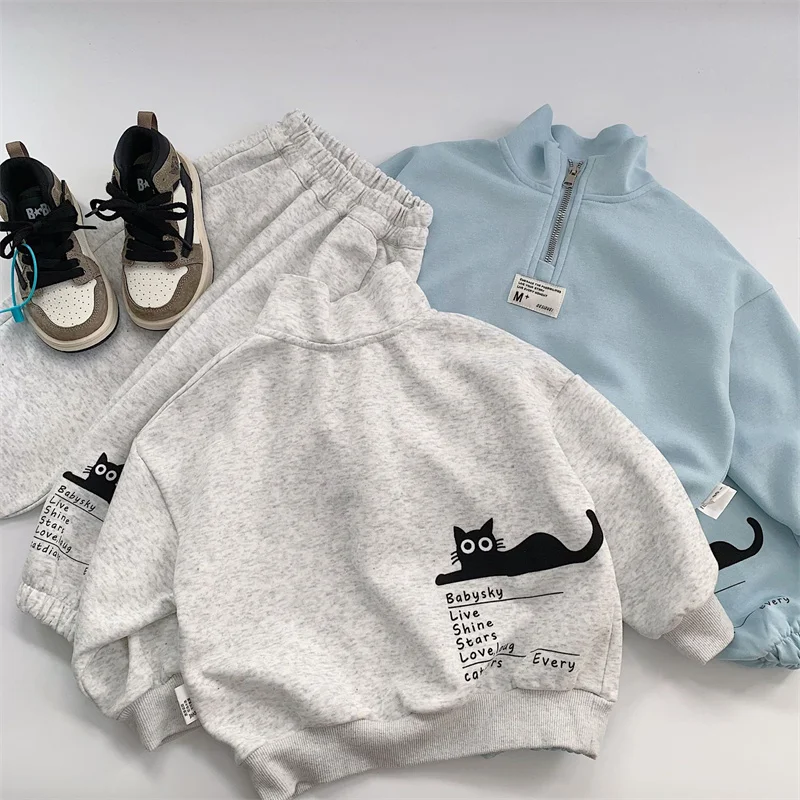Boys Sweatshirts +Pants Kids Suits 2PCS/Set Cotton 2025 Cute Spring Autumn Cotton High Quality Christmas Gift Children Clothing
Boys Sweatshirts +Pants Kids Suits 2PCS/Set Cotton 2025 Cute Spring Autumn Cotton High Quality Christmas Gift Children Clothing