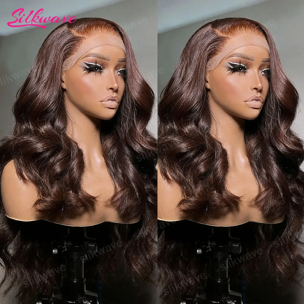 32-дюймовые волосы с эффектом Body Wave # 4 шоколадно-коричневых парика с HD-кружевной передней частью 13x6, плотность 200%, цветные, с эффектом водной волны, из натуральных человеческих волос, для женщин.
32-дюймовые волосы с эффектом Body Wave # 4 шоколадно-коричневых парика с HD-кружевной передней частью 13x6, плотность 200%, цветные, с эффектом водной волны, из натуральных человеческих волос, для женщин.