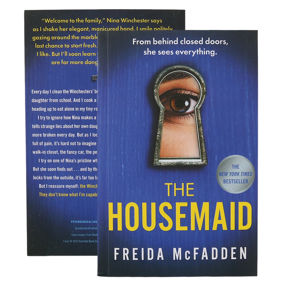 The Housemaid English Novel Book Psychological Thriller Suspense Thriller Novels
The Housemaid English Novel Book Psychological Thriller Suspense Thriller Novels