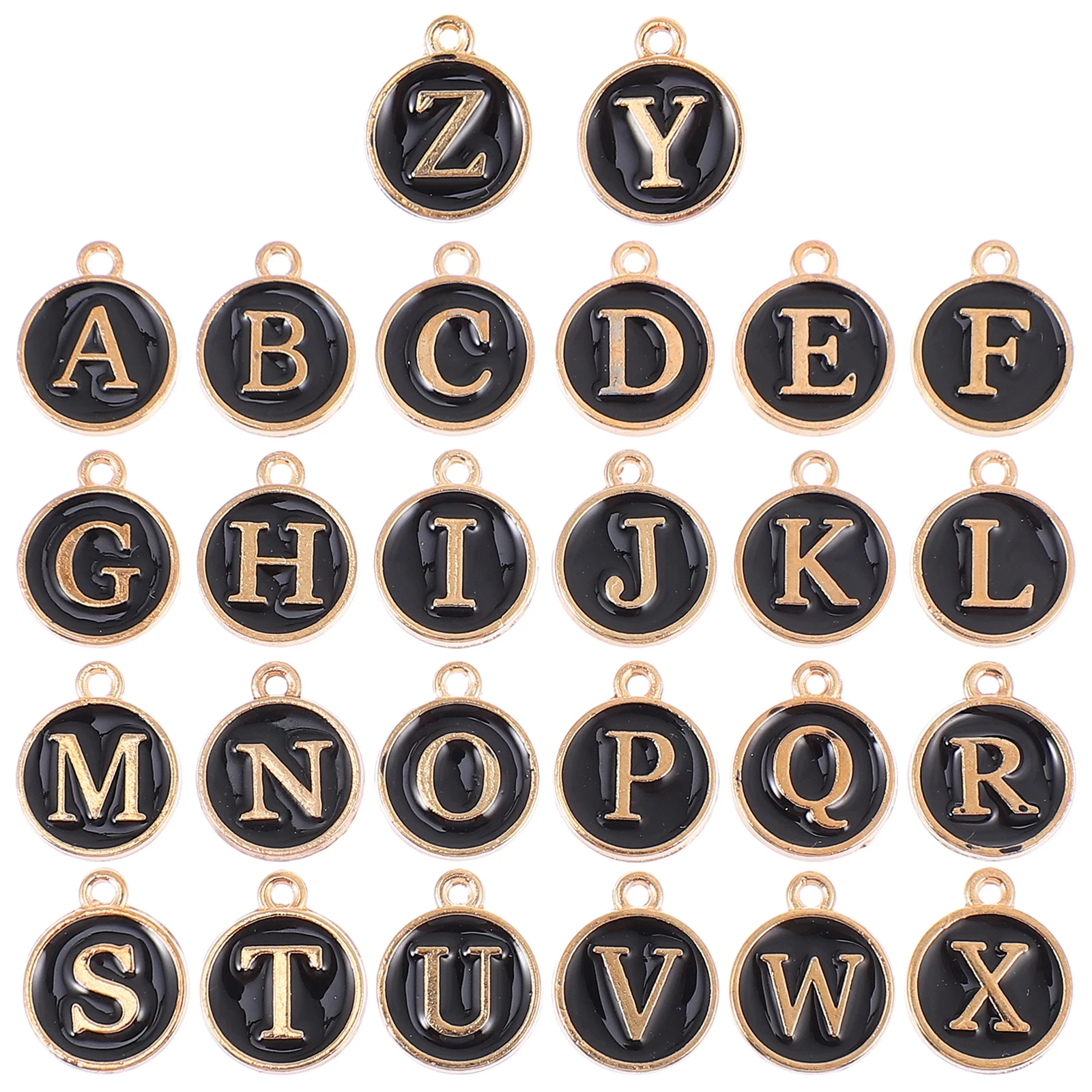26 pcs Letter Pendant Jewelry Initial Charms Bulk DIY Necklace Pendants Wedding Accessories Alloy Sturdy Durable Lightweight
26 pcs Letter Pendant Jewelry Initial Charms Bulk DIY Necklace Pendants Wedding Accessories Alloy Sturdy Durable Lightweight