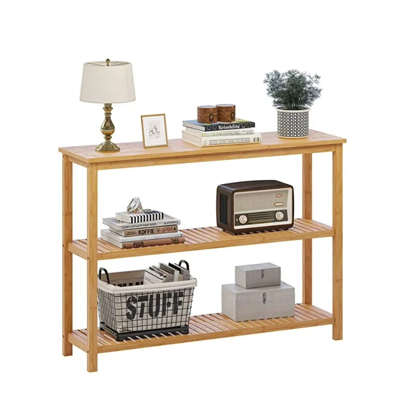 Durable Bamboo Contemporary Console Living Room Bedroom Decorative Corner Storage Rack
Durable Bamboo Contemporary Console Living Room Bedroom Decorative Corner Storage Rack