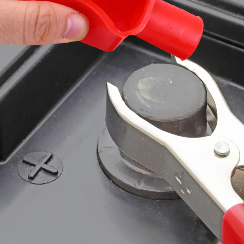 4Pairs Car Battery Terminal Covers Protective Rubber Caps Reliable Battery Post Protector Efficient Anti-Corrosion Terminal Cap
4Pairs Car Battery Terminal Covers Protective Rubber Caps Reliable Battery Post Protector Efficient Anti-Corrosion Terminal Cap