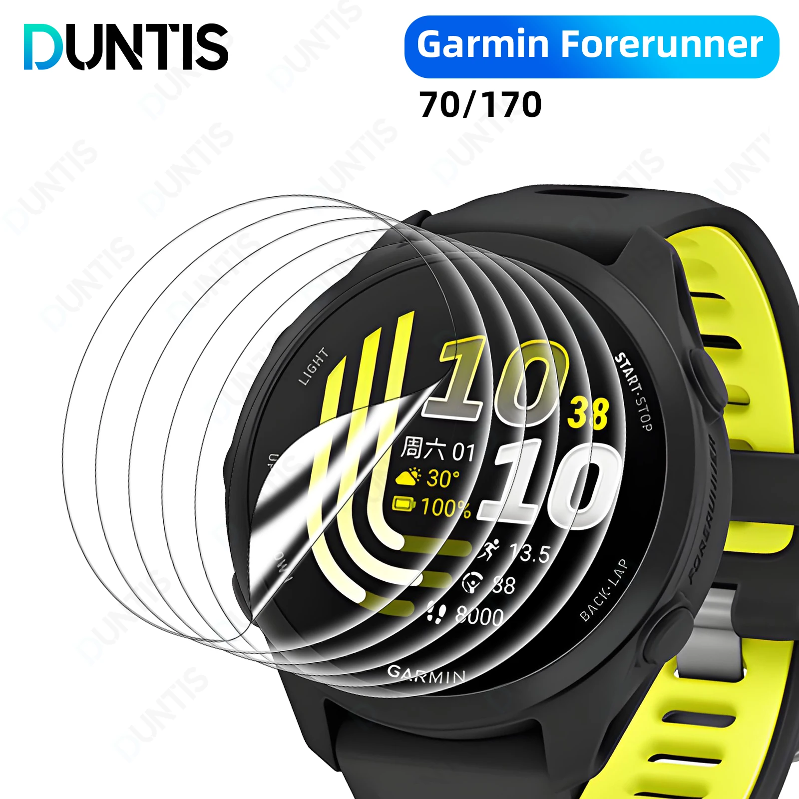 3D Screen Protector for Garmin Forerunner 70/170 Flexible Hydrogel HD Clear Full Coverage Protection Film Accessories (Not Glass
3D Screen Protector for Garmin Forerunner 70/170 Flexible Hydrogel HD Clear Full Coverage Protection Film Accessories (Not Glass