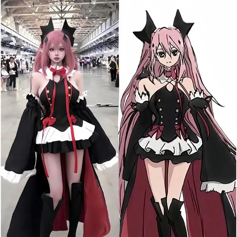 Krul Tepes Seraph of The End косплей костюм комплект платье Хэллоуин вампир Аниме игра Вечерние
Krul Tepes Seraph of The End косплей костюм комплект платье Хэллоуин вампир Аниме игра Вечерние