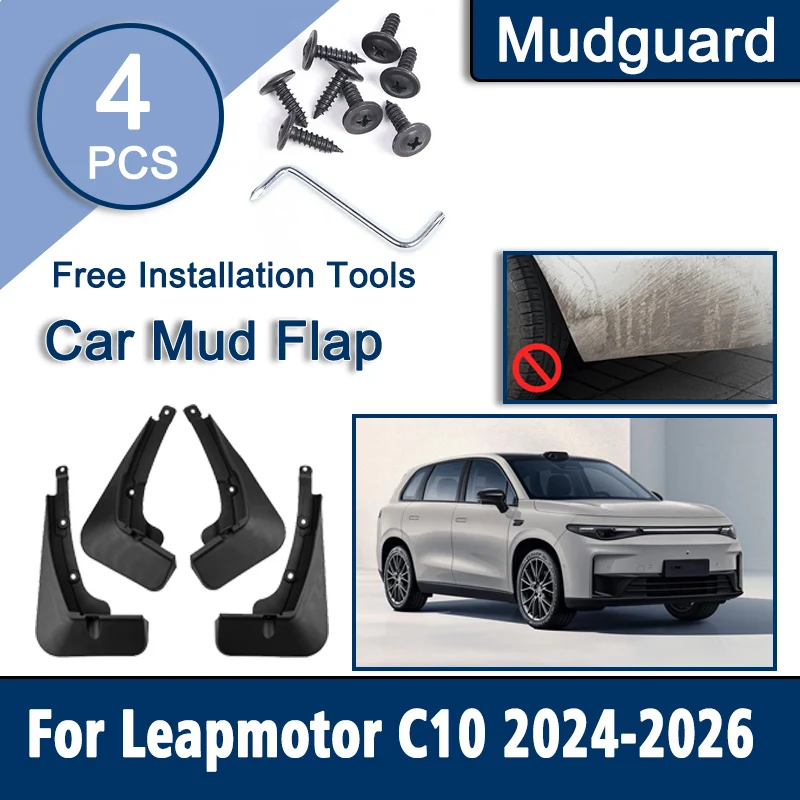 Car Mudguards For Leapmotor C10 2024 Leap Motor C10 2025 2026 Splash Guard Auto Fenders Front Rear Wheel Mudflaps Accessories
Car Mudguards For Leapmotor C10 2024 Leap Motor C10 2025 2026 Splash Guard Auto Fenders Front Rear Wheel Mudflaps Accessories