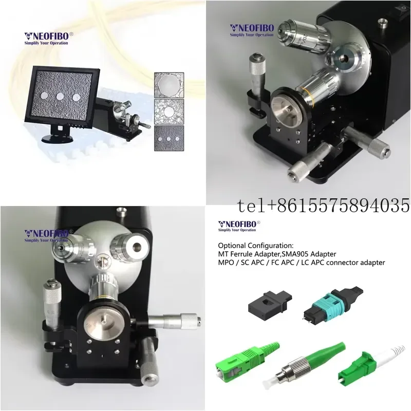 Hot Neofibo FK3-421P Adjustable Multifunction optical fiber end face detector Optic Fibre End fiber optic microscope
Hot Neofibo FK3-421P Adjustable Multifunction optical fiber end face detector Optic Fibre End fiber optic microscope