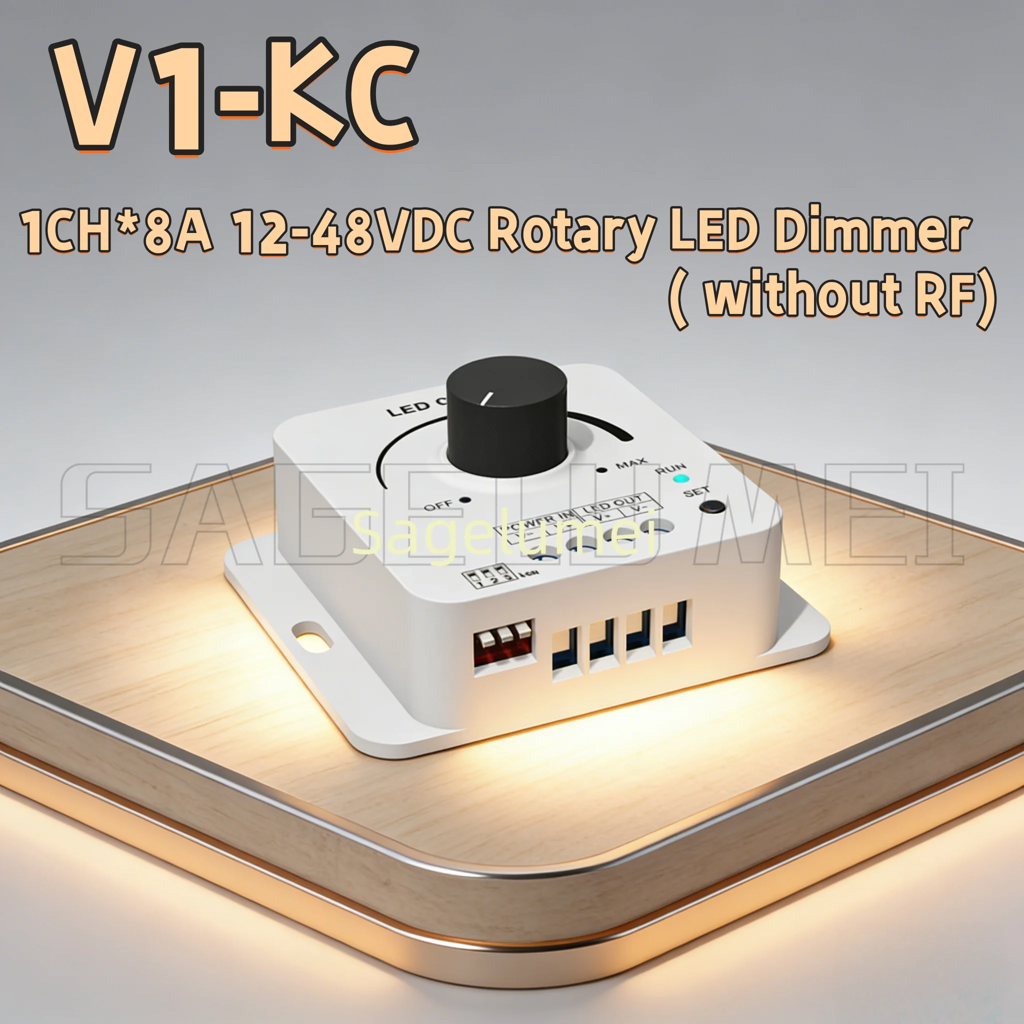 Диммер Skydance V1-KC для светодиодных лент 12-48В DC, 1 канал*8А, 5 уровней, с регулировкой скорости градиента света, для одноцветных светодиодных лент, диммирование 0-100%
Диммер Skydance V1-KC для светодиодных лент 12-48В DC, 1 канал*8А, 5 уровней, с регулировкой скорости градиента света, для одноцветных светодиодных лент, диммирование 0-100%