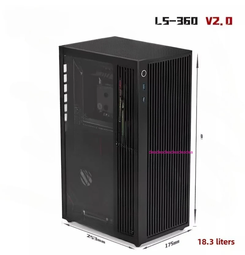 LS-360 V2 Вертикальное шасси ITX с водяным охлаждением, поддержка одного дисплея, блок питания ATX для видеокарты серии 40
LS-360 V2 Вертикальное шасси ITX с водяным охлаждением, поддержка одного дисплея, блок питания ATX для видеокарты серии 40