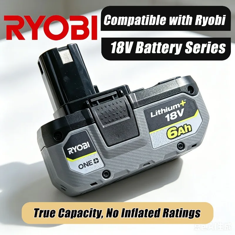 RYOBI 18V ONE+ 6.0Ah 8.0Ah Premium Lithium Rechargeable Battery 2026 New Upgrade Shockproof Long Endurance Cordless Tool Battery
RYOBI 18V ONE+ 6.0Ah 8.0Ah Premium Lithium Rechargeable Battery 2026 New Upgrade Shockproof Long Endurance Cordless Tool Battery
