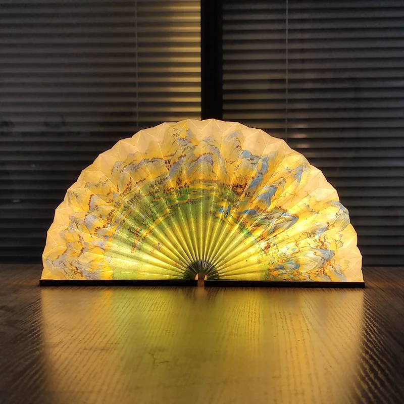 Fan Book Lamp Wholesale LED Atmosphere Night Light Cultural and Creative Gift Folding Table Lamp Corporate Creative Fan Lamp
Fan Book Lamp Wholesale LED Atmosphere Night Light Cultural and Creative Gift Folding Table Lamp Corporate Creative Fan Lamp