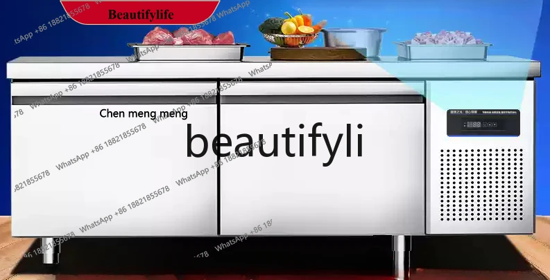 Refrigerated workbench, freezer, refrigerator console to keep fresh
Refrigerated workbench, freezer, refrigerator console to keep fresh