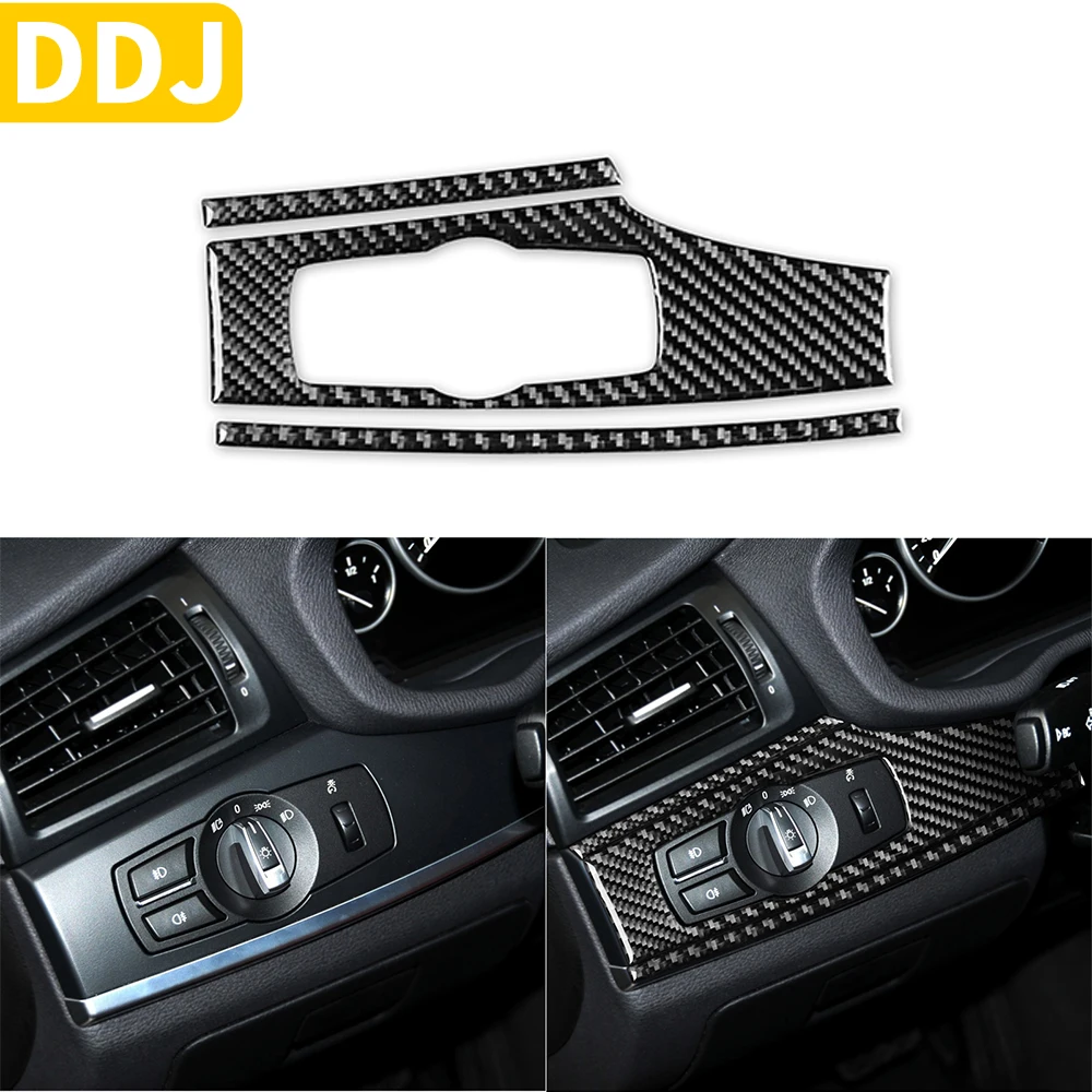 Carbon Fiber Interior Auto Headlight Switch Panel Trim Sticker For BMW X3 F25 2011-2017 X4 F26 2014-2017 Accessories Styling
Carbon Fiber Interior Auto Headlight Switch Panel Trim Sticker For BMW X3 F25 2011-2017 X4 F26 2014-2017 Accessories Styling
