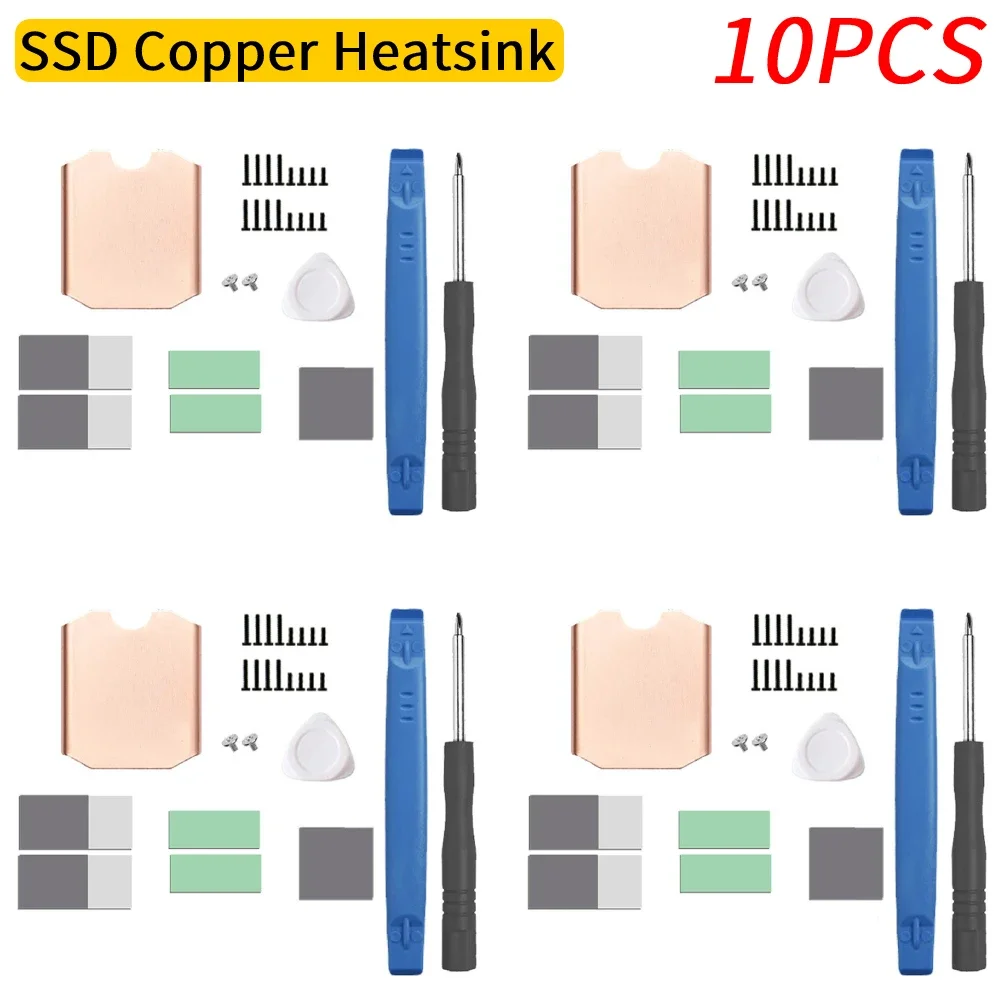 1/10PC SSD Heatsink Antioxidant Copper Heatsink Thermal Pad Heat Sink Sheet for Steam Deck M.2 2230 for Steam Deck Game Consoles
1/10PC SSD Heatsink Antioxidant Copper Heatsink Thermal Pad Heat Sink Sheet for Steam Deck M.2 2230 for Steam Deck Game Consoles