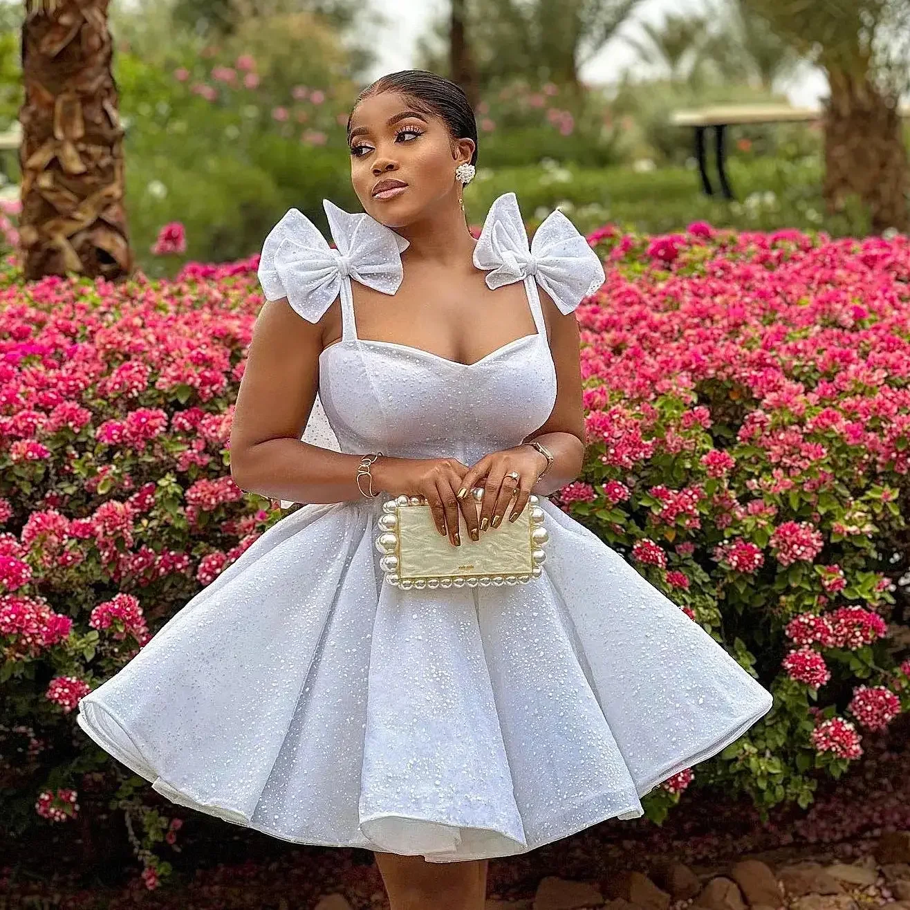 With Bow Straps African Cute Women Formal Party Gowns Cocktail Dress vestidos de fiesta Pretty White Puffy Short Prom Dresses
With Bow Straps African Cute Women Formal Party Gowns Cocktail Dress vestidos de fiesta Pretty White Puffy Short Prom Dresses