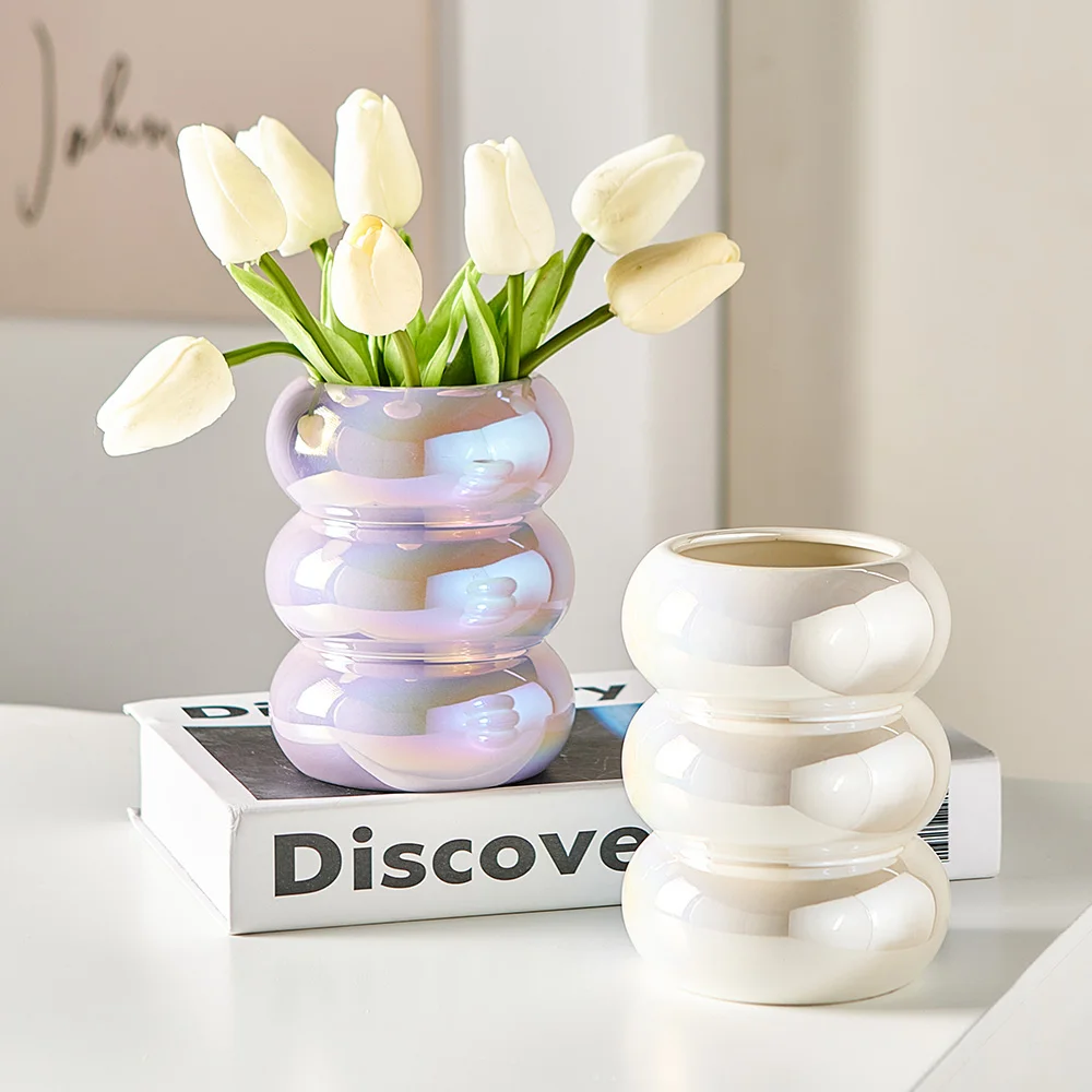 Creative Glazed Ceramic Vase Modern Home Living Room Decoration Desk Accessories Room Decor Plant Pot Home and Comfort Decor
Creative Glazed Ceramic Vase Modern Home Living Room Decoration Desk Accessories Room Decor Plant Pot Home and Comfort Decor