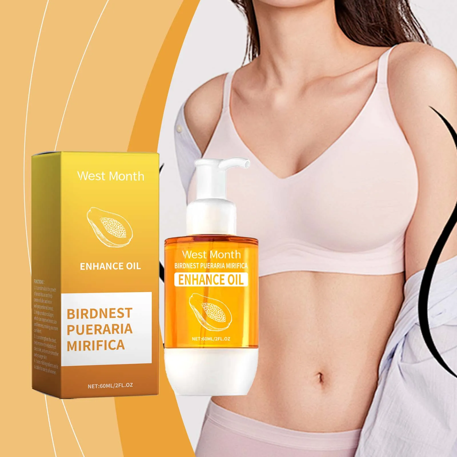 Chest Care Massage Enhance Oil, Improve The Elasticity Of Chest Skin, Improve Breast Size And Firmness, Mild Ingredient
Chest Care Massage Enhance Oil, Improve The Elasticity Of Chest Skin, Improve Breast Size And Firmness, Mild Ingredient