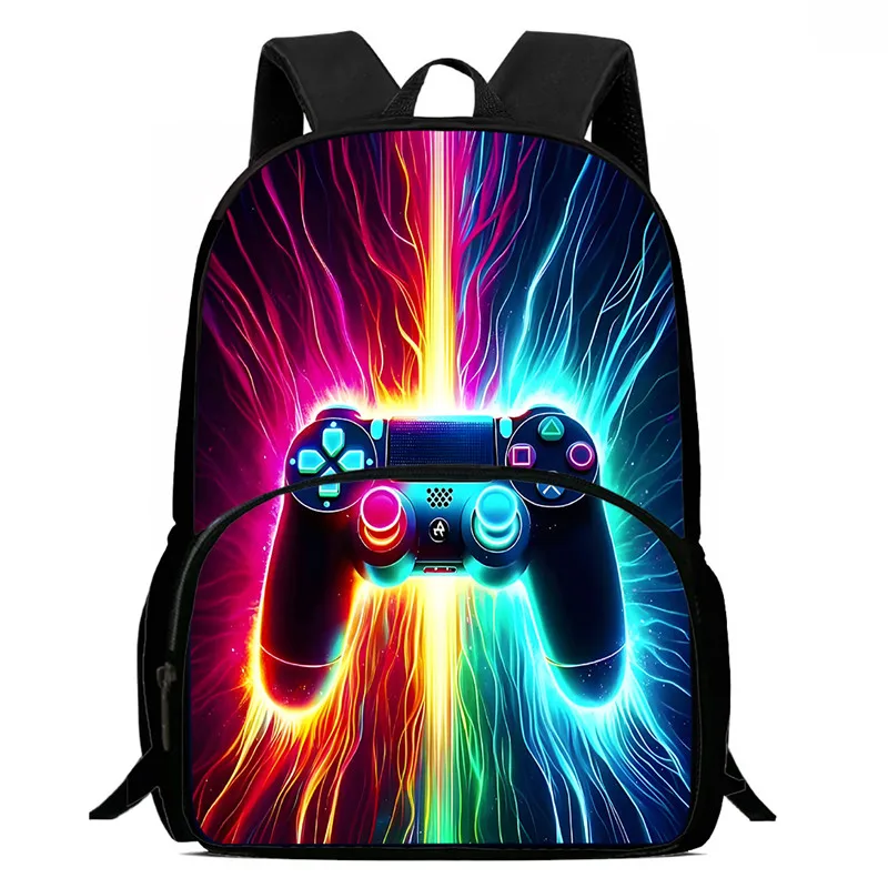 Child School Backpack with Front Pocket,Cartoon Gameconsoles Child School Bags for Boys,Durable Kids Backpack for Pupil Students
Child School Backpack with Front Pocket,Cartoon Gameconsoles Child School Bags for Boys,Durable Kids Backpack for Pupil Students
