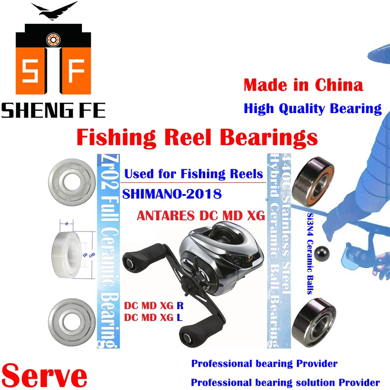 Ceramic Bearings For 2018 SHIMANO ANTARES DC MD XG(XG R/XG L) Series Baitcasting Fishing Reels |Ball Bearings
Ceramic Bearings For 2018 SHIMANO ANTARES DC MD XG(XG R/XG L) Series Baitcasting Fishing Reels |Ball Bearings