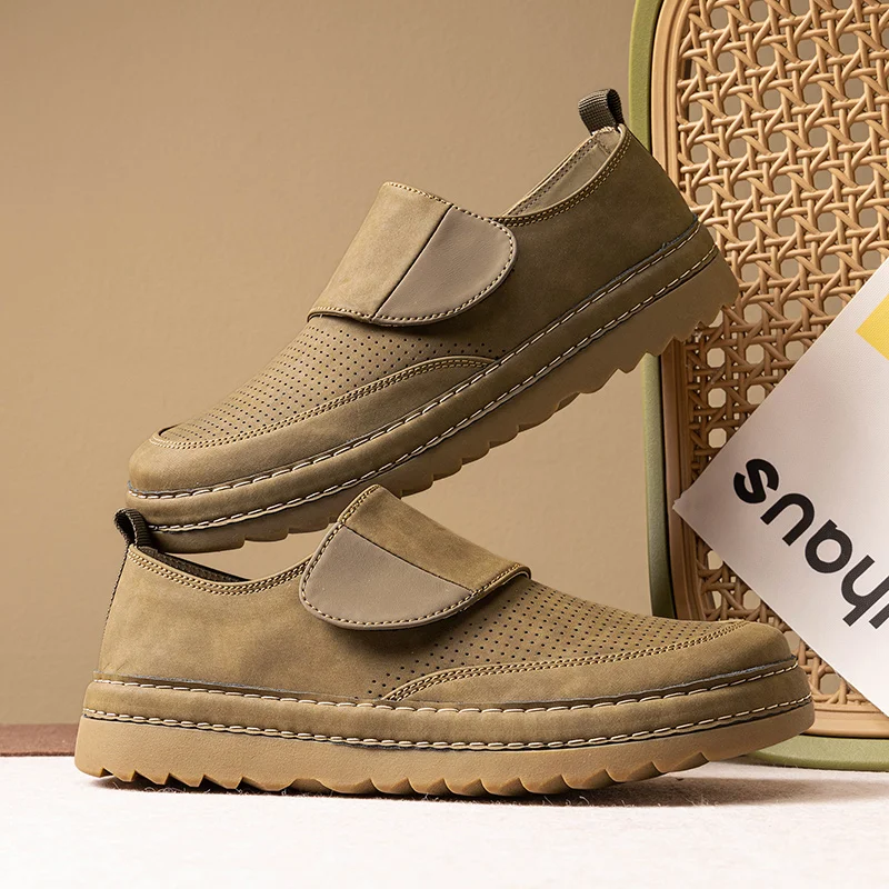 Мужские летние дышащие туфли из сетки, легкие, удобные, повседневные слипоны больших размеров
Мужские летние дышащие туфли из сетки, легкие, удобные, повседневные слипоны больших размеров