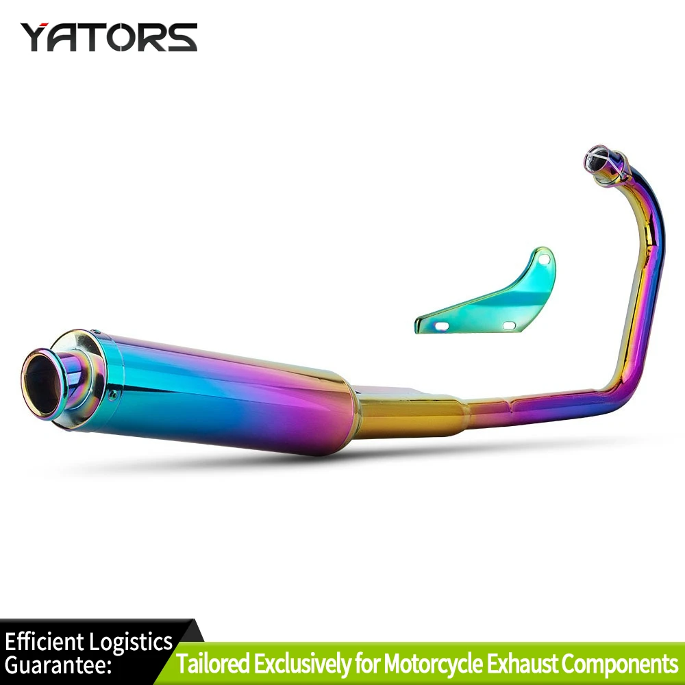 for Honda CG125 Motorcycle Modified Exhaust Kit - Colorful Stainless Steel Full System
for Honda CG125 Motorcycle Modified Exhaust Kit - Colorful Stainless Steel Full System