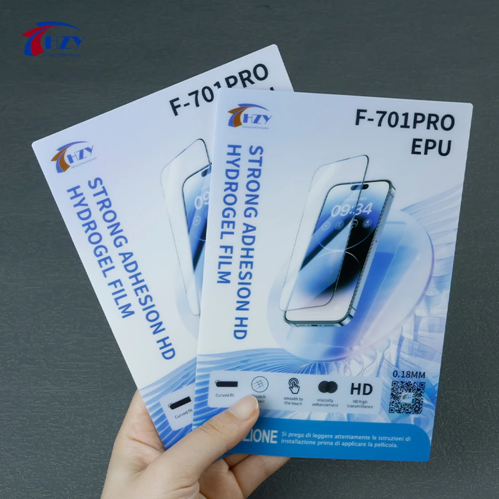 HZY F-701PRO FlexibleHydrogel Film HD Sheet EPU Repairs Scratches iPhone, Samsung Android Screen Protector for Film Cut Machine
HZY F-701PRO FlexibleHydrogel Film HD Sheet EPU Repairs Scratches iPhone, Samsung Android Screen Protector for Film Cut Machine