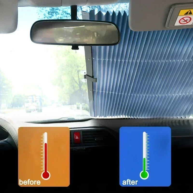 Car Windshield Sunshade Curtain Retractable Anti UV Car Windshield Front/Rear Shutter Summer Auto Interior Accessories
Car Windshield Sunshade Curtain Retractable Anti UV Car Windshield Front/Rear Shutter Summer Auto Interior Accessories