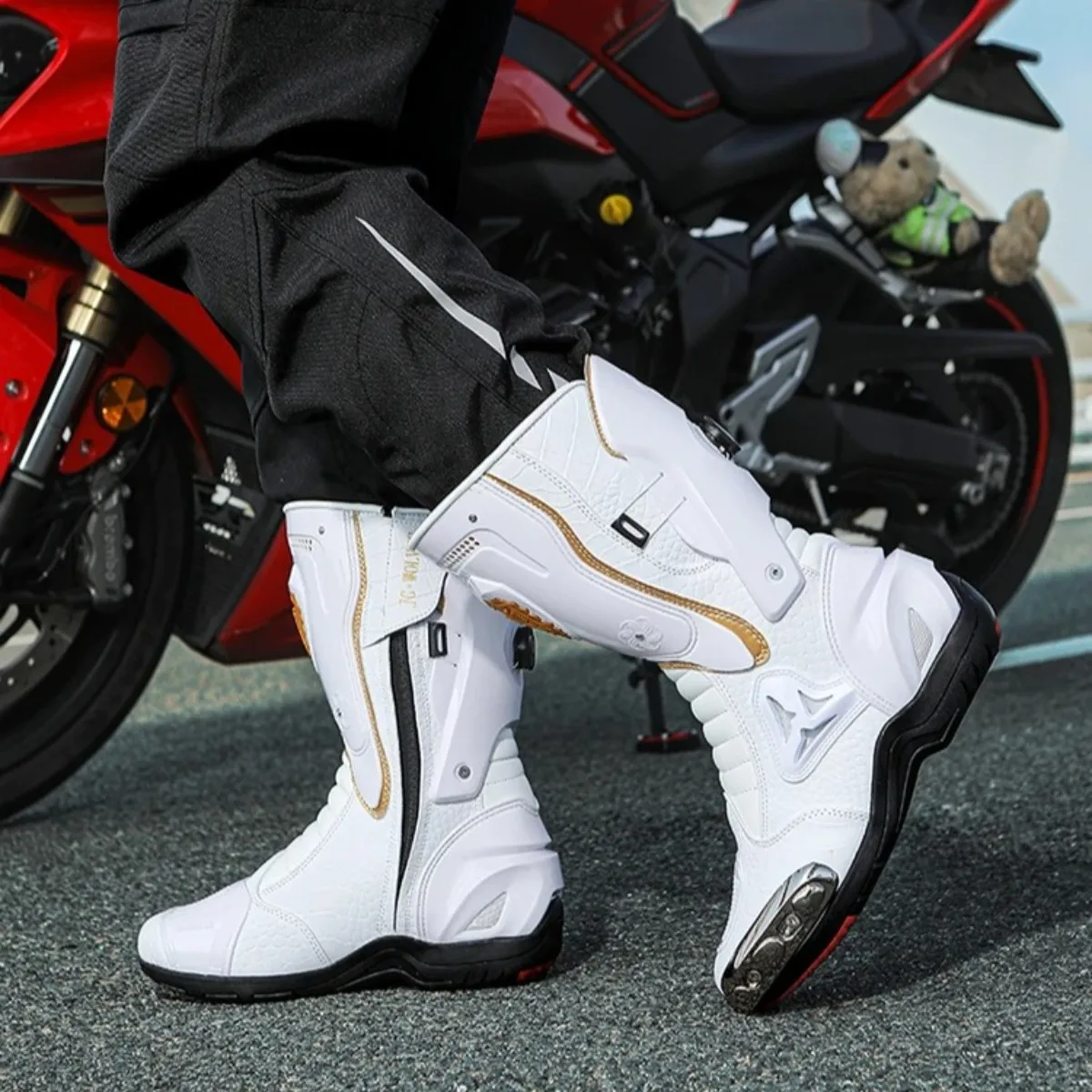 Anti Fall Motocross Boots Wear-resistant Motorcycle Boots Men's Women Racing Boots Safe Riding Equipment Rally Shoes
Anti Fall Motocross Boots Wear-resistant Motorcycle Boots Men's Women Racing Boots Safe Riding Equipment Rally Shoes