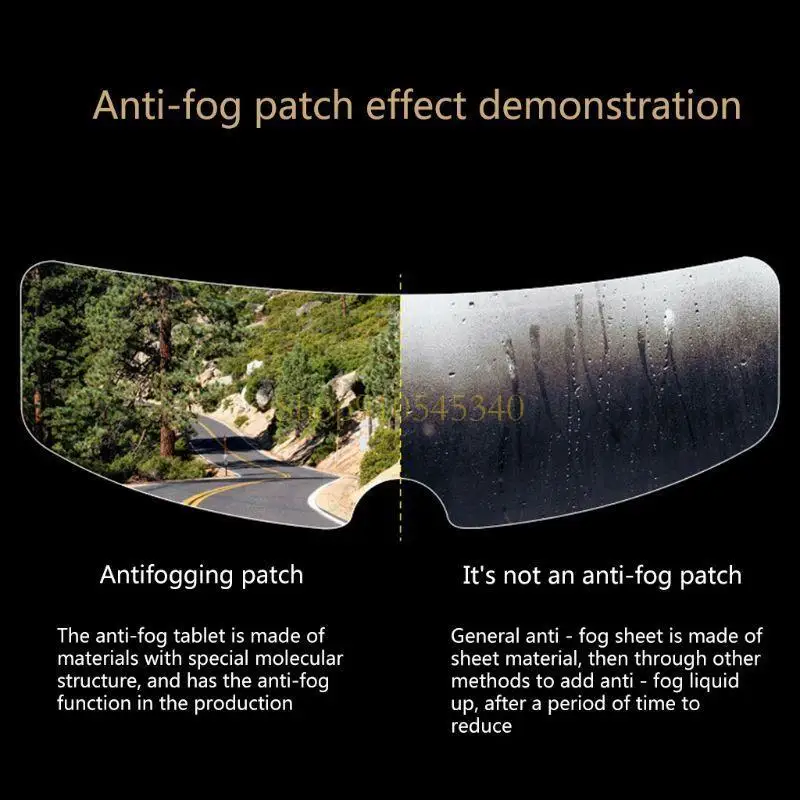 U2JA Helmet Clear Anti-Fog Patch Rainproof Protective Film Universal Lens Film Motorcycle Visor Fog Resistant Film
U2JA Helmet Clear Anti-Fog Patch Rainproof Protective Film Universal Lens Film Motorcycle Visor Fog Resistant Film