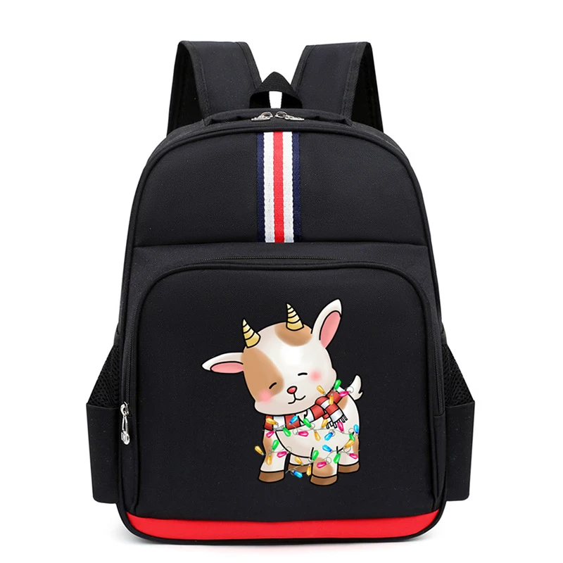 Kindergarten Students Schoolbag Cartoon Lamp String Calf Print Boys Girls Backpack Fashion Cute Cattle Bookbag Bagpack For Kids
Kindergarten Students Schoolbag Cartoon Lamp String Calf Print Boys Girls Backpack Fashion Cute Cattle Bookbag Bagpack For Kids