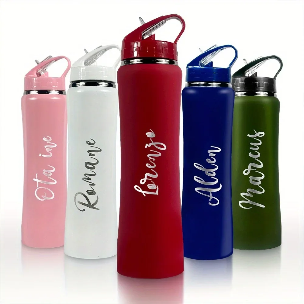 Personalized Insulated Stainless Steel Water Bottle with Straw - Engraved Fitness/Cycling Bottle, Perfect Gift for Men & Women
Personalized Insulated Stainless Steel Water Bottle with Straw - Engraved Fitness/Cycling Bottle, Perfect Gift for Men & Women