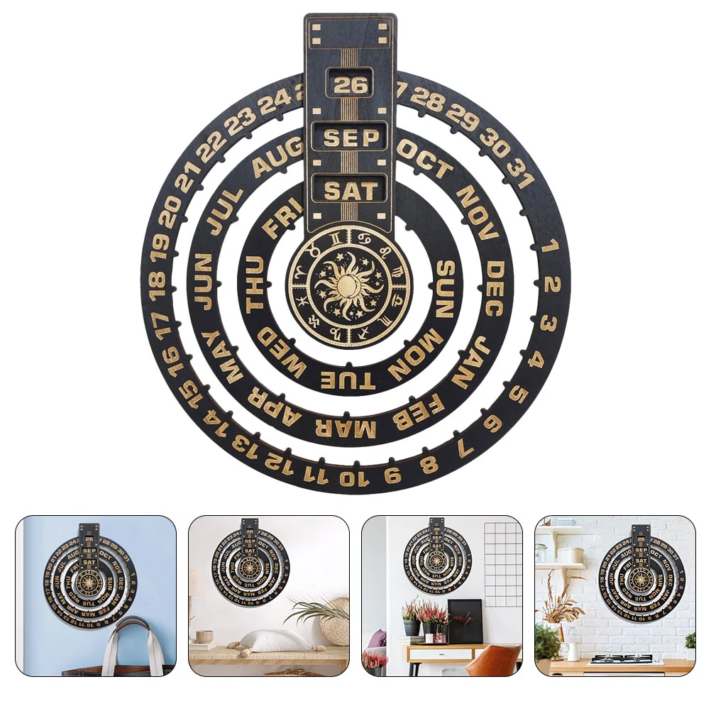 Wooden Perpetual Calendar Pendant Office Vintage Ornaments Cottage Boxwood Wall
Wooden Perpetual Calendar Pendant Office Vintage Ornaments Cottage Boxwood Wall
