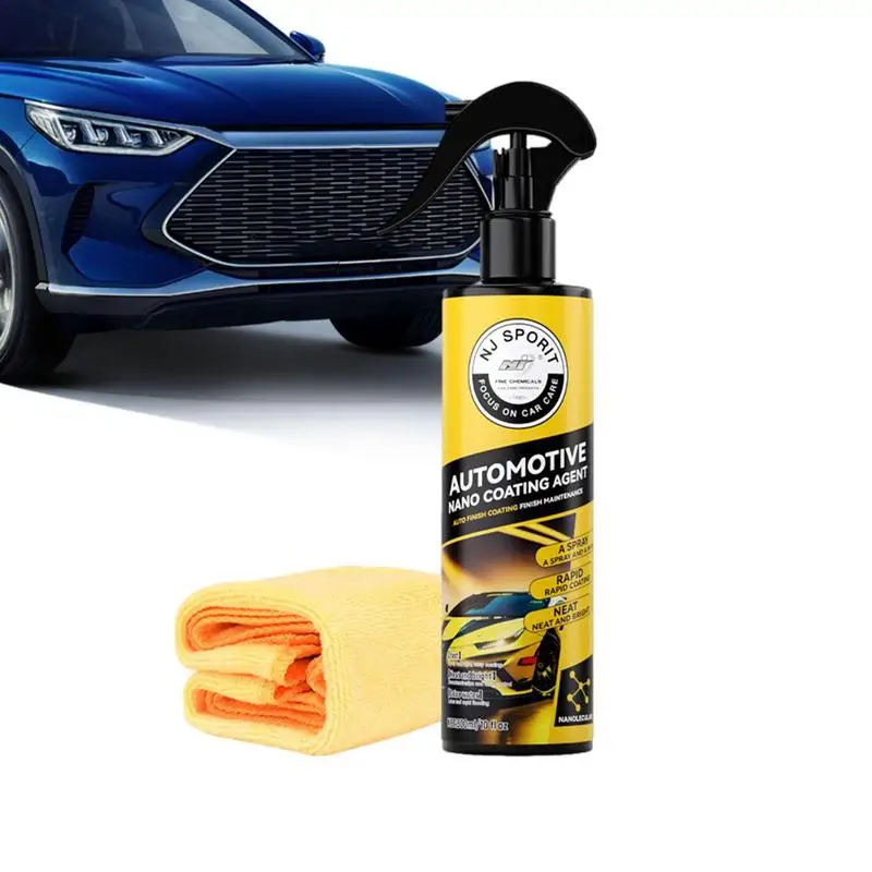 300ml High Protection Quick Car Coating Spray Coat Ceramic And Coating Car Wax Hydrophobic Uv Protection Nano Repair Spray
300ml High Protection Quick Car Coating Spray Coat Ceramic And Coating Car Wax Hydrophobic Uv Protection Nano Repair Spray