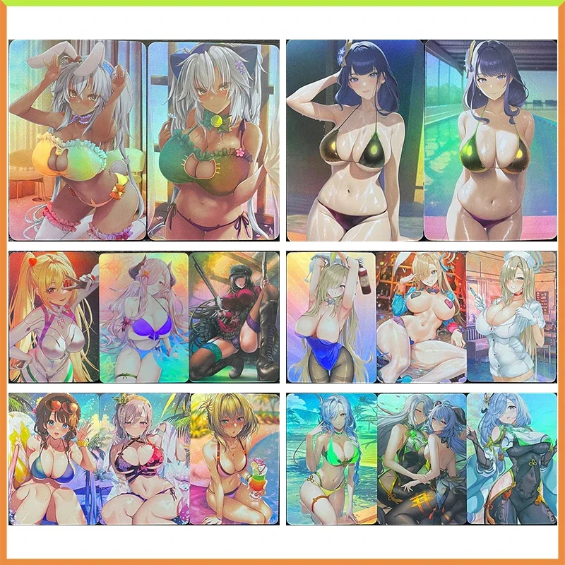 Anime Goddess Story DIY ACG Laser Flash Card Yelan Shenhe Beelzebul Toys for boys Collectible Cards Christmas Birthday Present
Anime Goddess Story DIY ACG Laser Flash Card Yelan Shenhe Beelzebul Toys for boys Collectible Cards Christmas Birthday Present