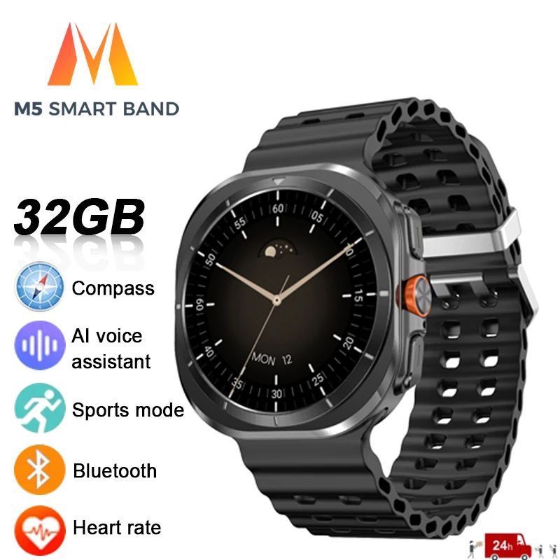 2024 DT Watch Ultra Smartwatch Man Woman 32GB Memory Compass Heart Rate Fitness Sport Smartwatch For ios Android Bluetooth Call
2024 DT Watch Ultra Smartwatch Man Woman 32GB Memory Compass Heart Rate Fitness Sport Smartwatch For ios Android Bluetooth Call