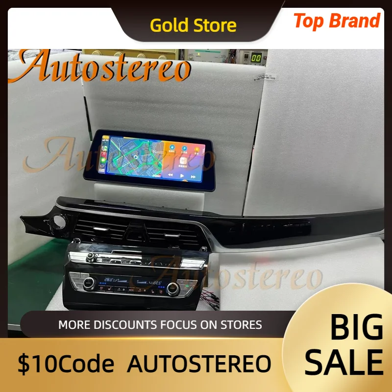 Car Android Radio AC Panel Air Condition For BMW 5/7 Series 5GT 2010-2017 Upgrade To 2022 Auto Multimedia Player GPS Navigation
Car Android Radio AC Panel Air Condition For BMW 5/7 Series 5GT 2010-2017 Upgrade To 2022 Auto Multimedia Player GPS Navigation